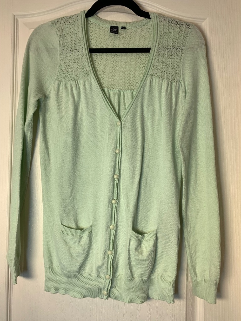 Icône Simons Mint Green Lightweight Cardigan‎ Spring Summer Fresh Knit Size S